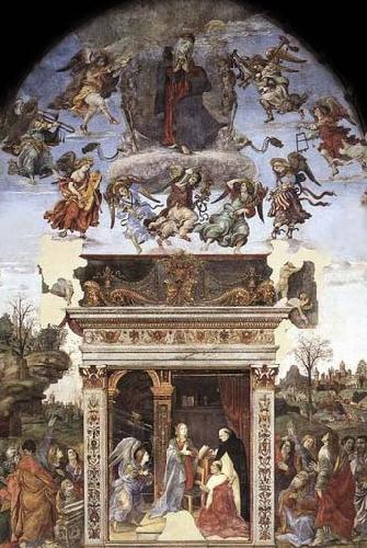 Filippino Lippi Assumption and Annunciation France oil painting art